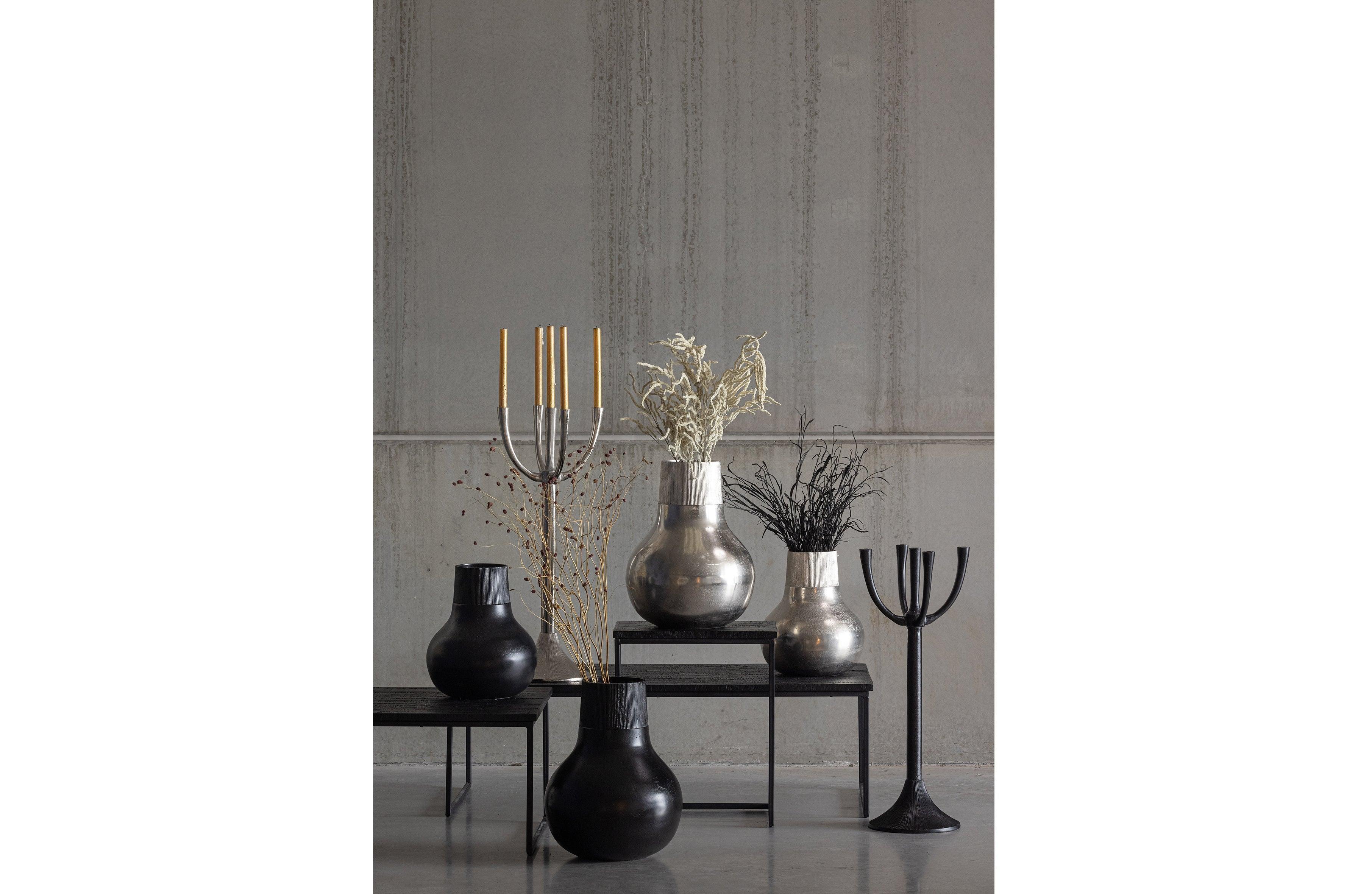 Ajungeti la Candleholder Metal Silver - PARIS14A.RO