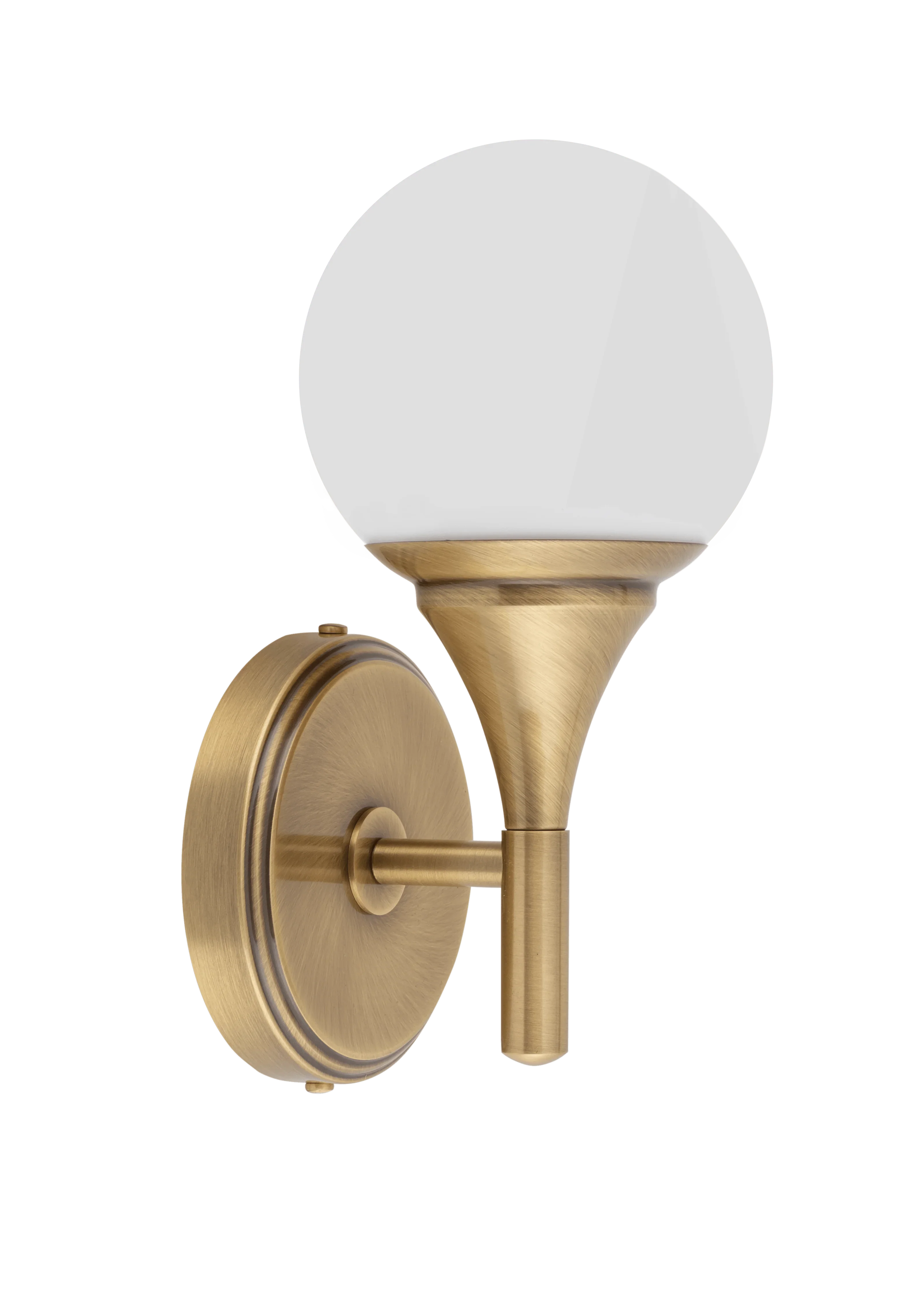 Aplica de perete cu abajur alb mat Meleze Kutek - PARIS14A.RO