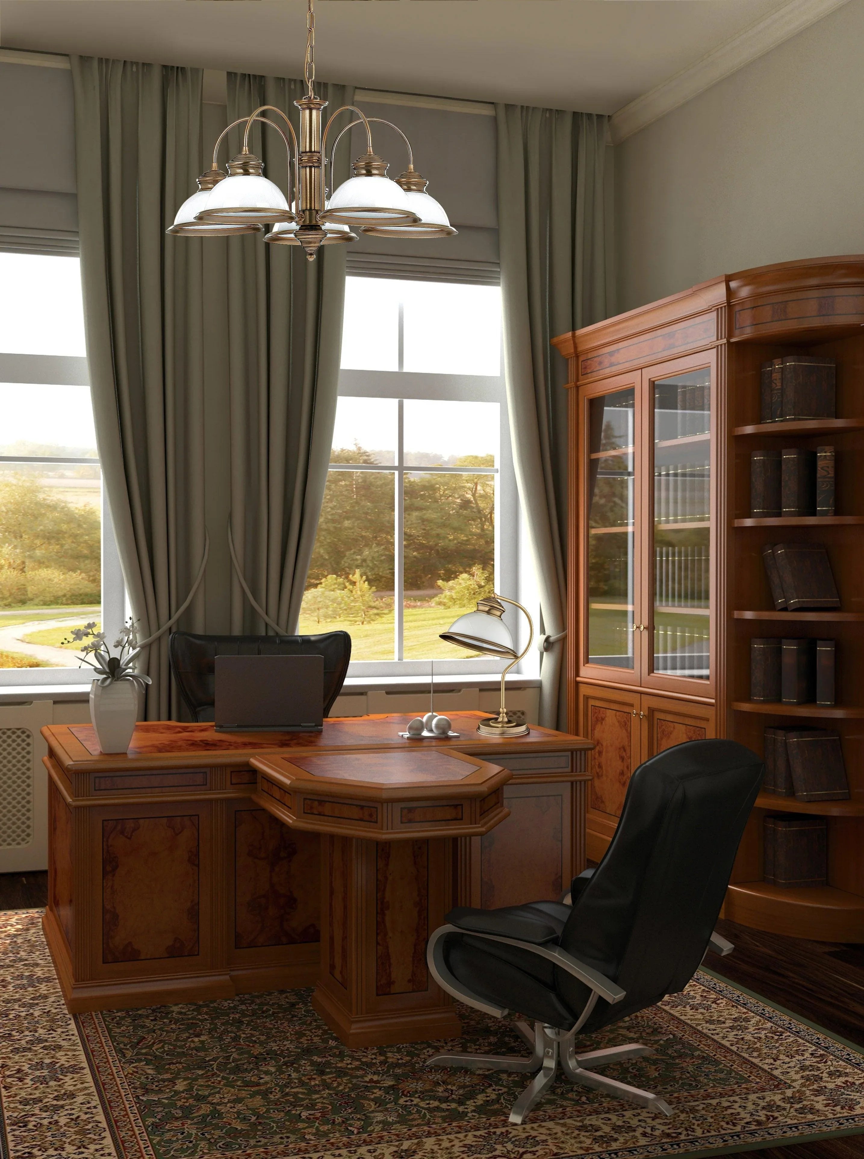 Aplica de perete cu abajur verde Lido Kutek - PARIS14A.RO