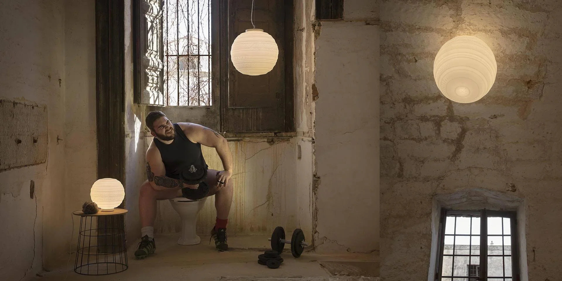 Aplica de perete moderna din sticla alba mata Braille by Karman - PARIS14A.RO