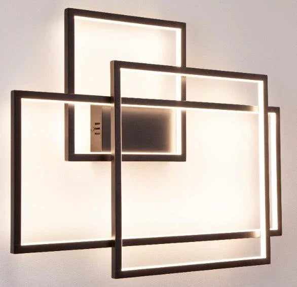 Aplica LED GEOMETRIC Negru - NOU MAXLIGHT W0233D - PARIS14A.RO