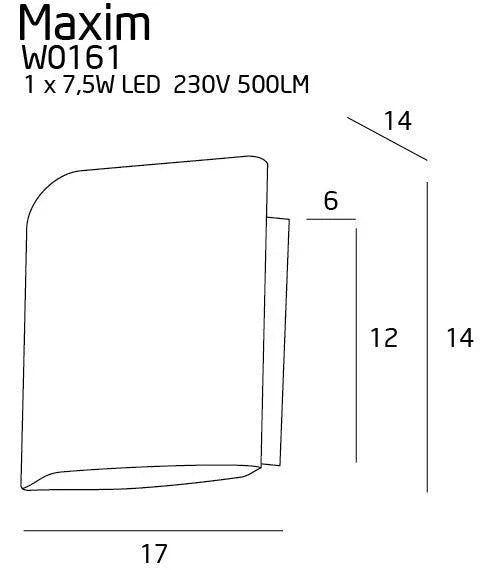 Aplica MAXIM MAXLIGHT W0161 - PARIS14A.RO