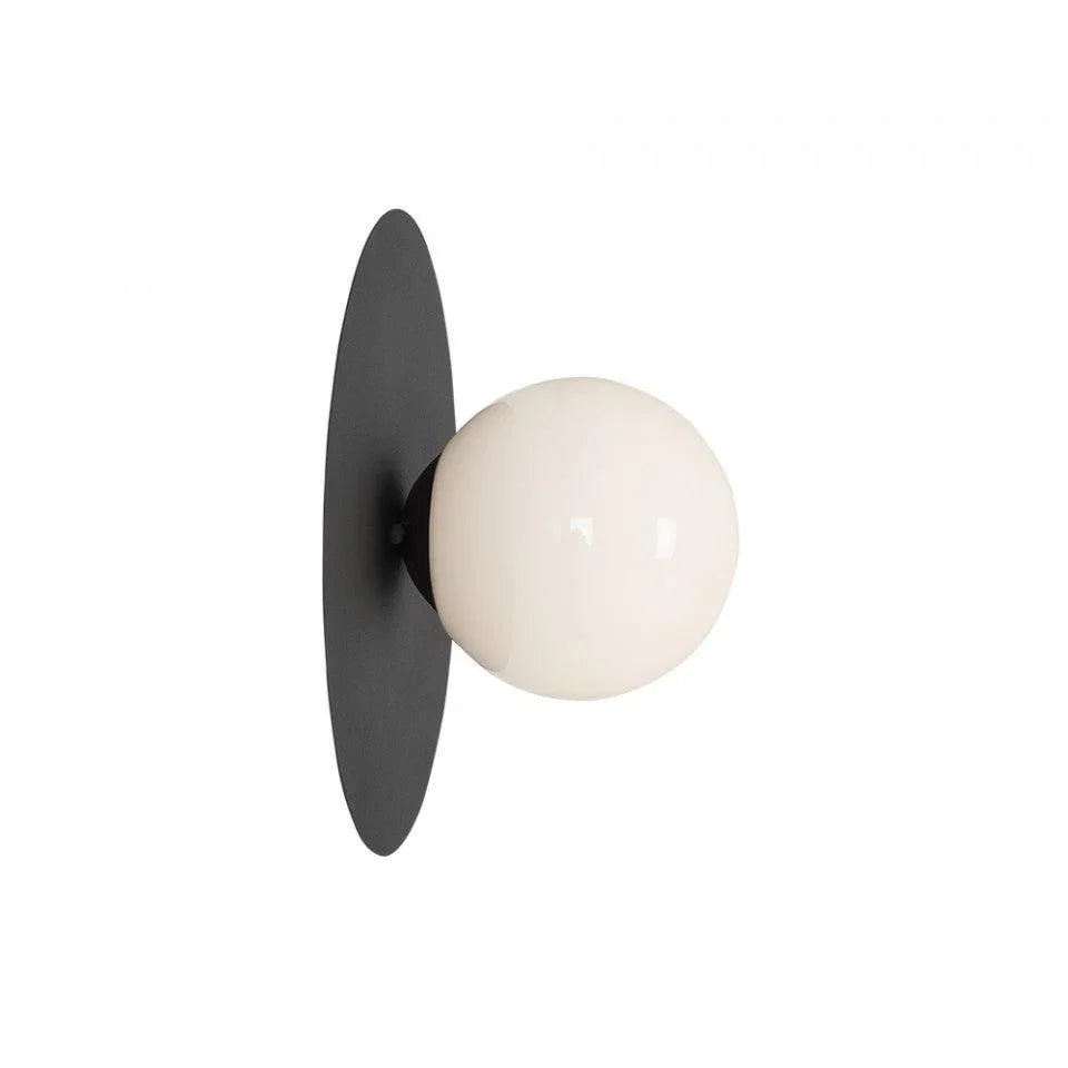 Aplica neagra din otel Skiva M Custom Form - PARIS14A.RO