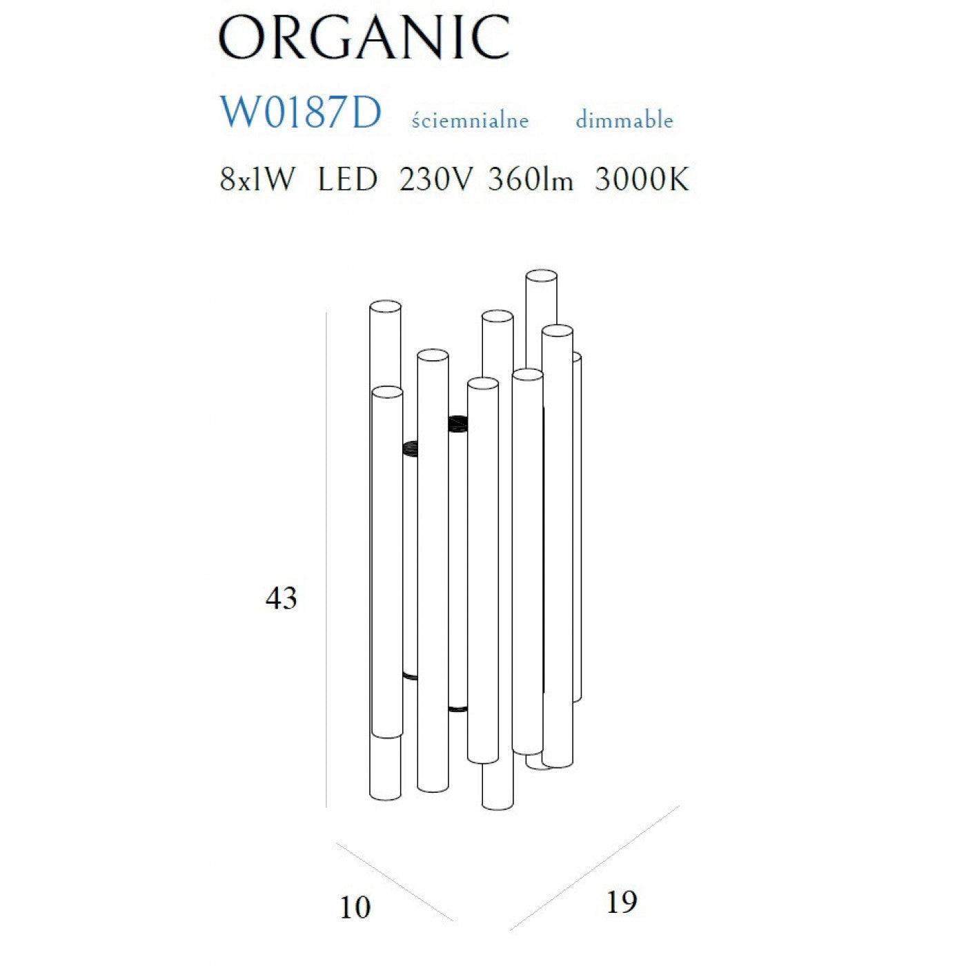 Aplica ORGANIC AURIU MAXLIGHT W0187 - PARIS14A.RO
