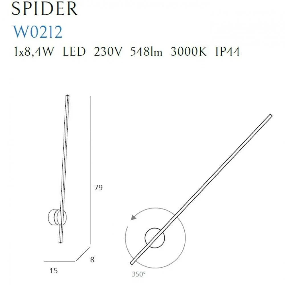 Aplica SPIDER IP44 MAXLIGHT W0212 - PARIS14A.RO