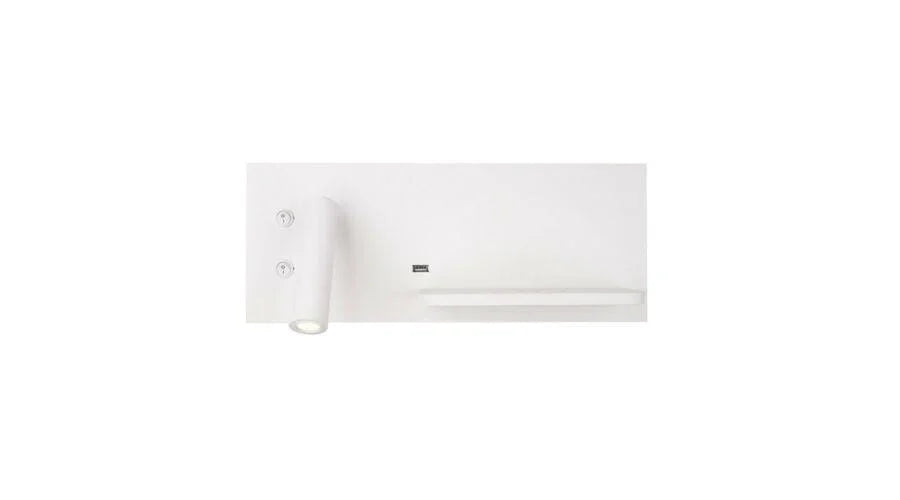 Aplica SUPERIOR CU PRIZA USB SI INCARCATORUL WIRELESS Alb MAXLIGHT W0291L - PARIS14A.RO