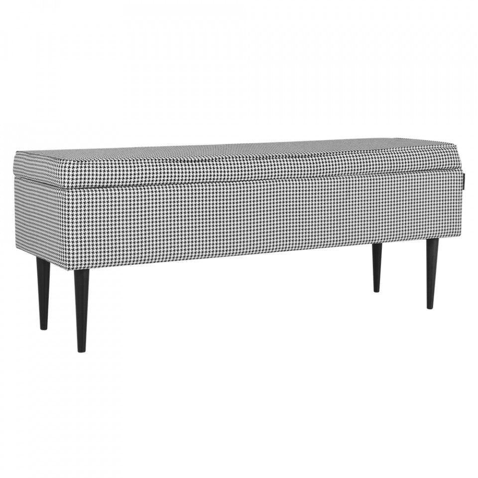 Bancheta din poliester si lemn 120 cm Edi Custom Form - PARIS14A.RO