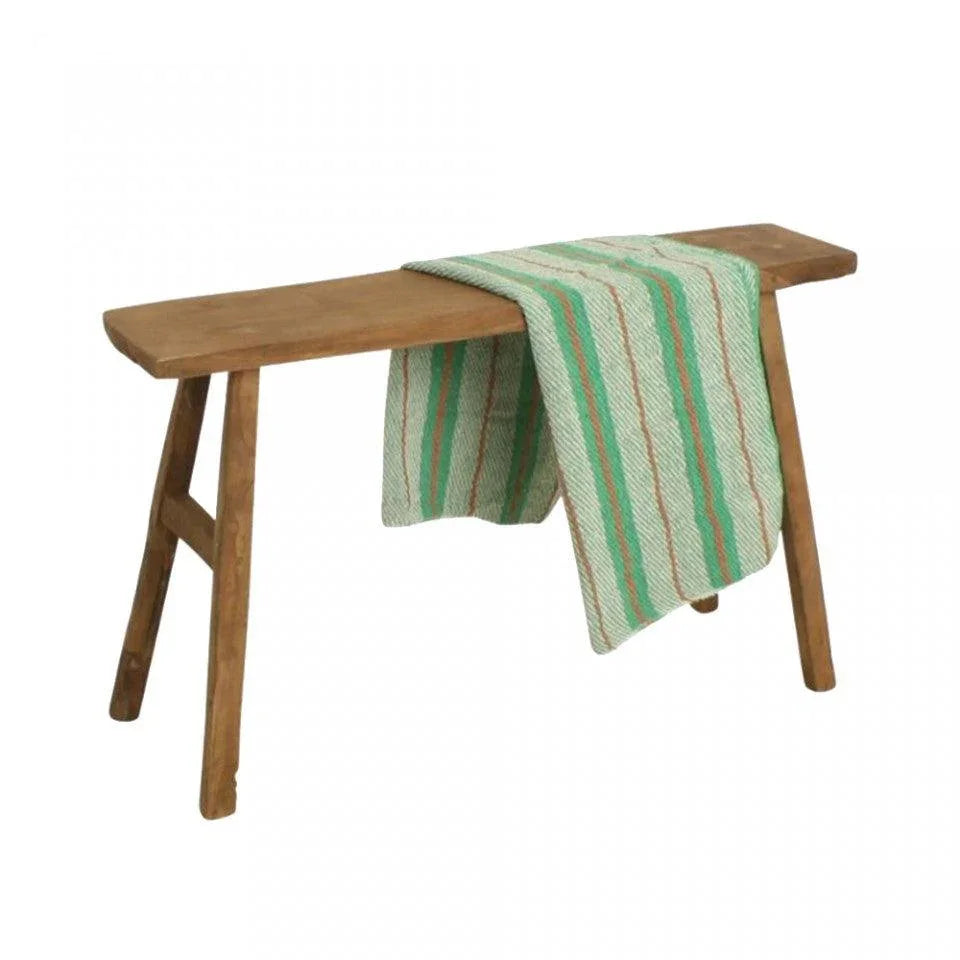 Bancheta maro din lemn de tec 80 cm Java Raw Materials - PARIS14A.RO