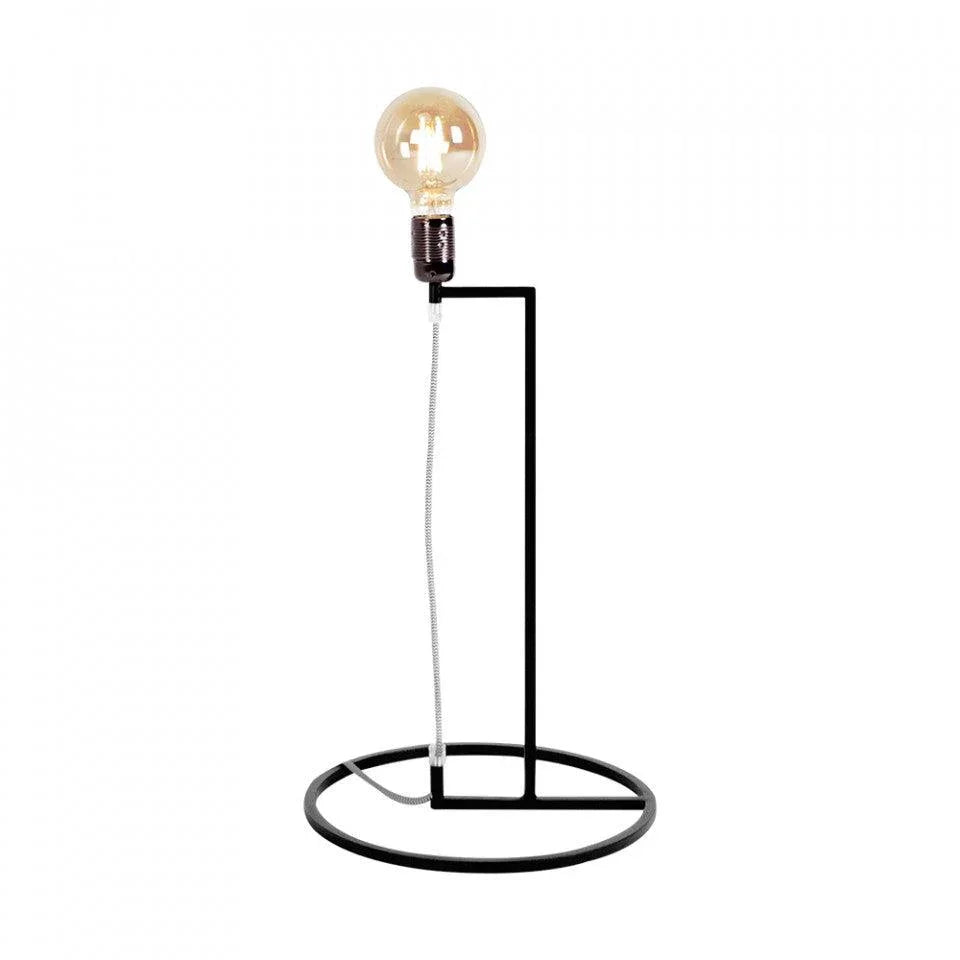 Baza pentru veioza neagra din otel 46 cm Strang Custom Form - PARIS14A.RO