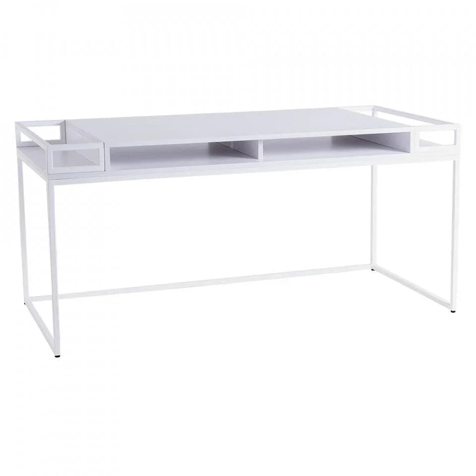 Birou alb din metal 78x200 cm Kala Custom Form - PARIS14A.RO