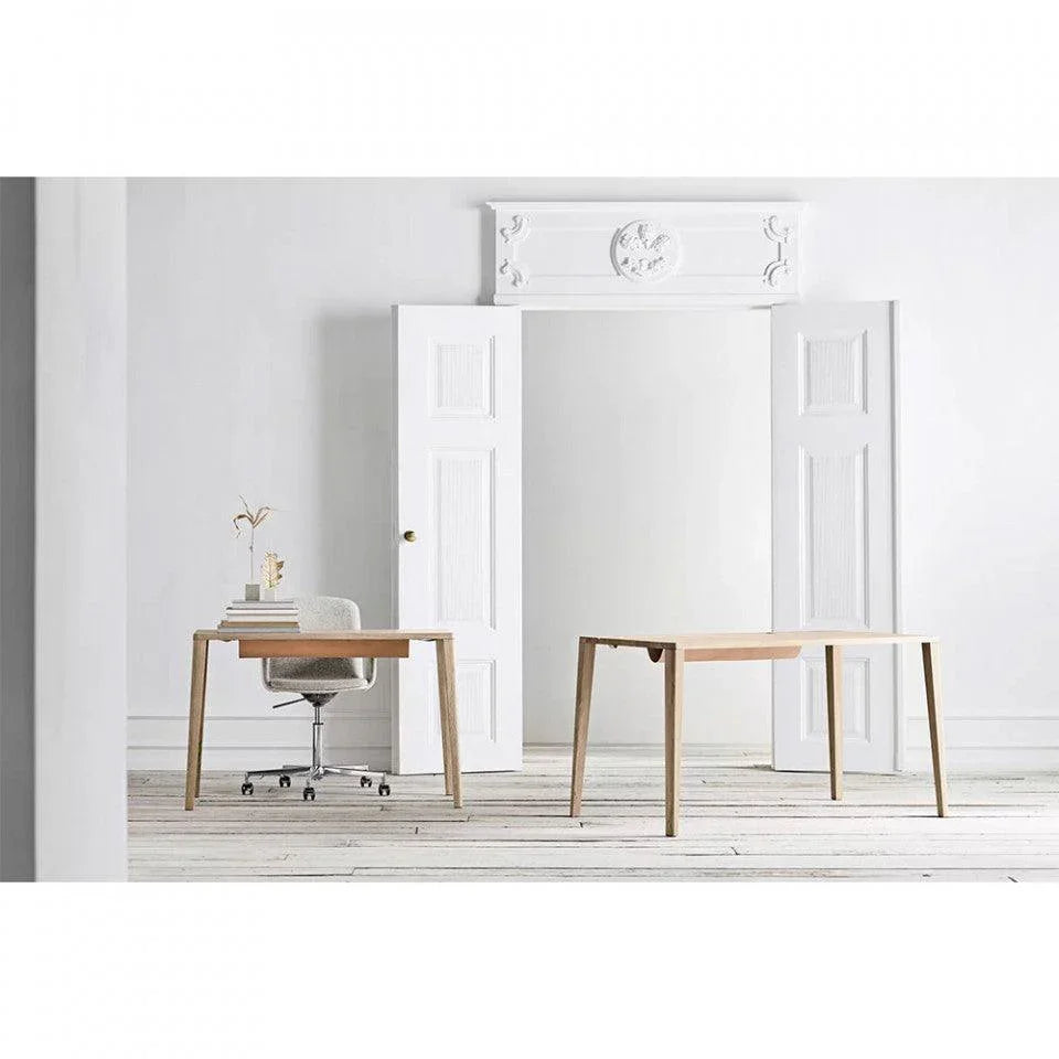 Birou maro deschis din lemn de stejar 50x110 cm Graceful Bolia - PARIS14A.RO