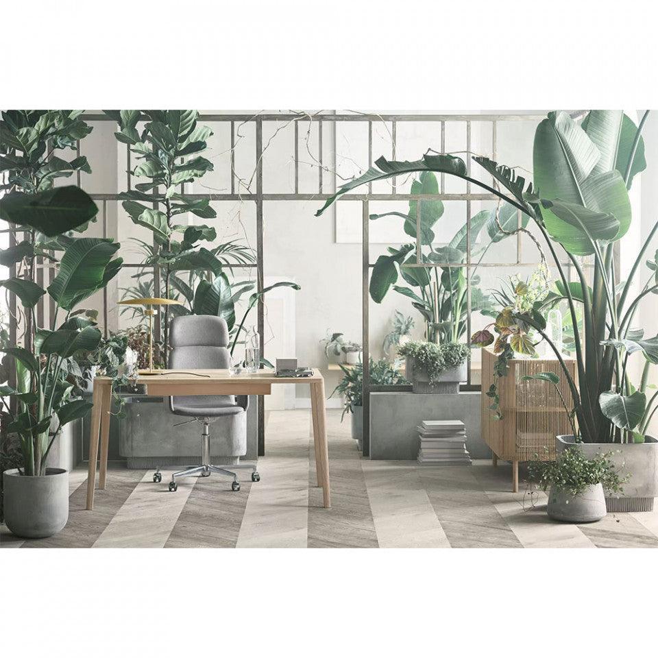 Birou maro deschis din lemn de stejar 70x130 cm Graceful Bolia - PARIS14A.RO