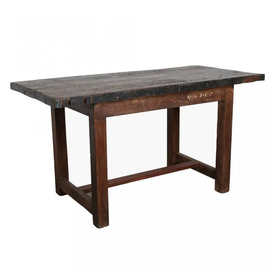 Birou maro din lemn 75x153 cm Old Industrial Raw Materials - PARIS14A.RO