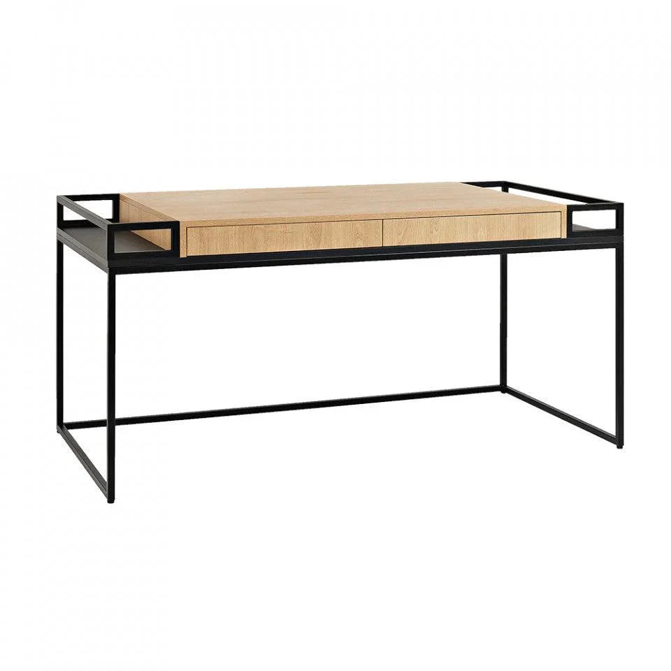 Birou maro/negru din PAL 78x160 cm K16 Custom Form - PARIS14A.RO