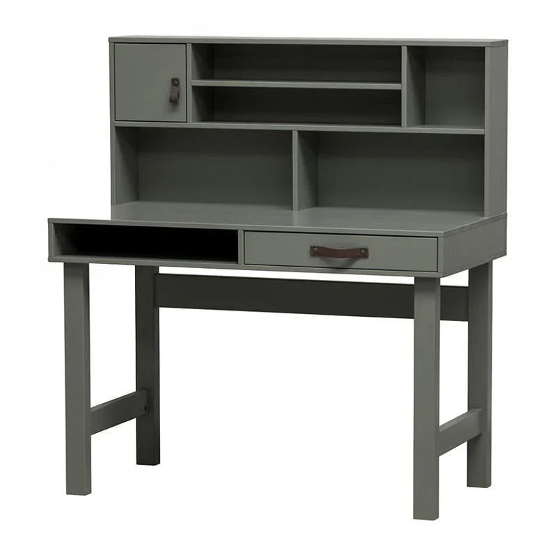 Birou verde din lemn de pin 58x110 cm Stage - PARIS14A.RO