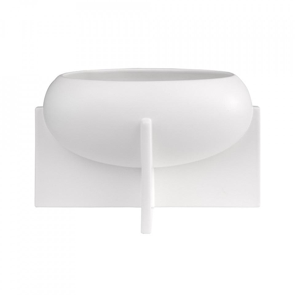 Bol decorativ alb din ceramica 17x30 cm Ovo Versmissen - PARIS14A.RO