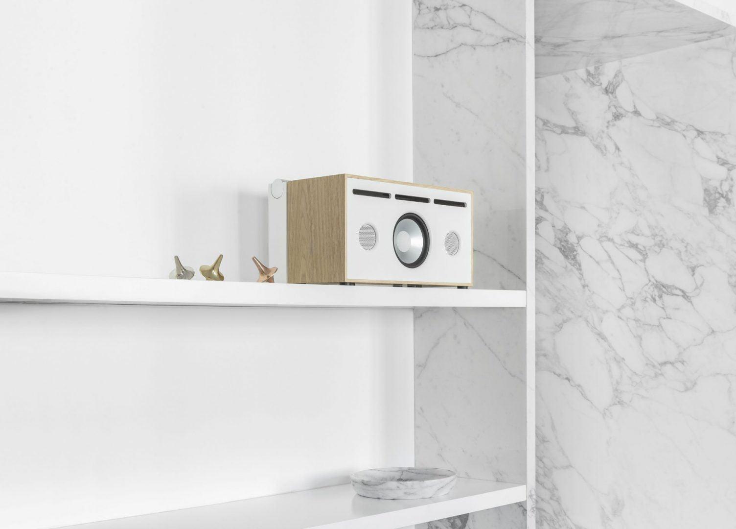 Boxa Wireless PR-01 Alb Argintiu - Stejar - La Boite Concept - PARIS14A.RO