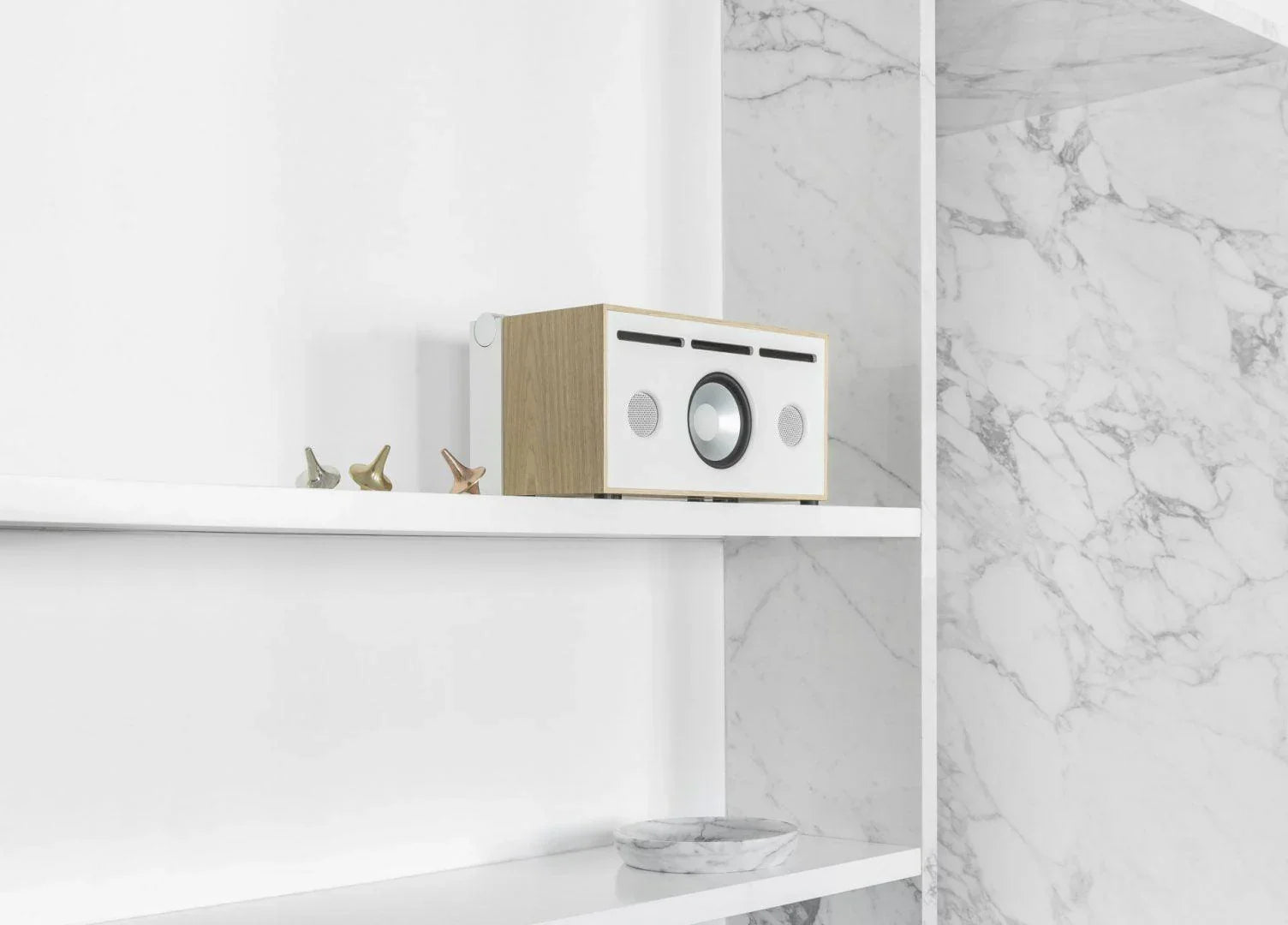 Boxa Wireless PR-01 Alb Argintiu - Stejar - La Boite Concept - PARIS14A.RO