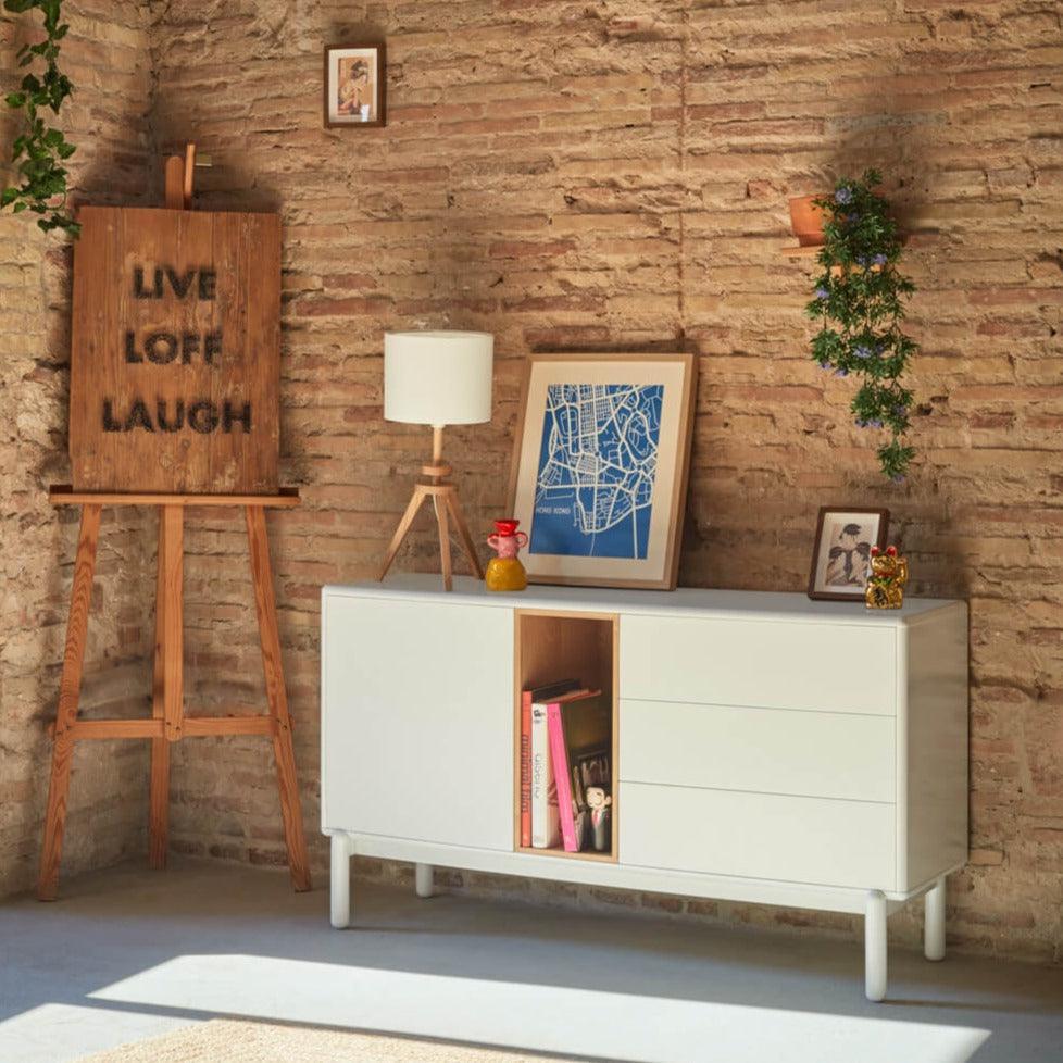 Bufet Corvo 1D3D Crem - PARIS14A.RO