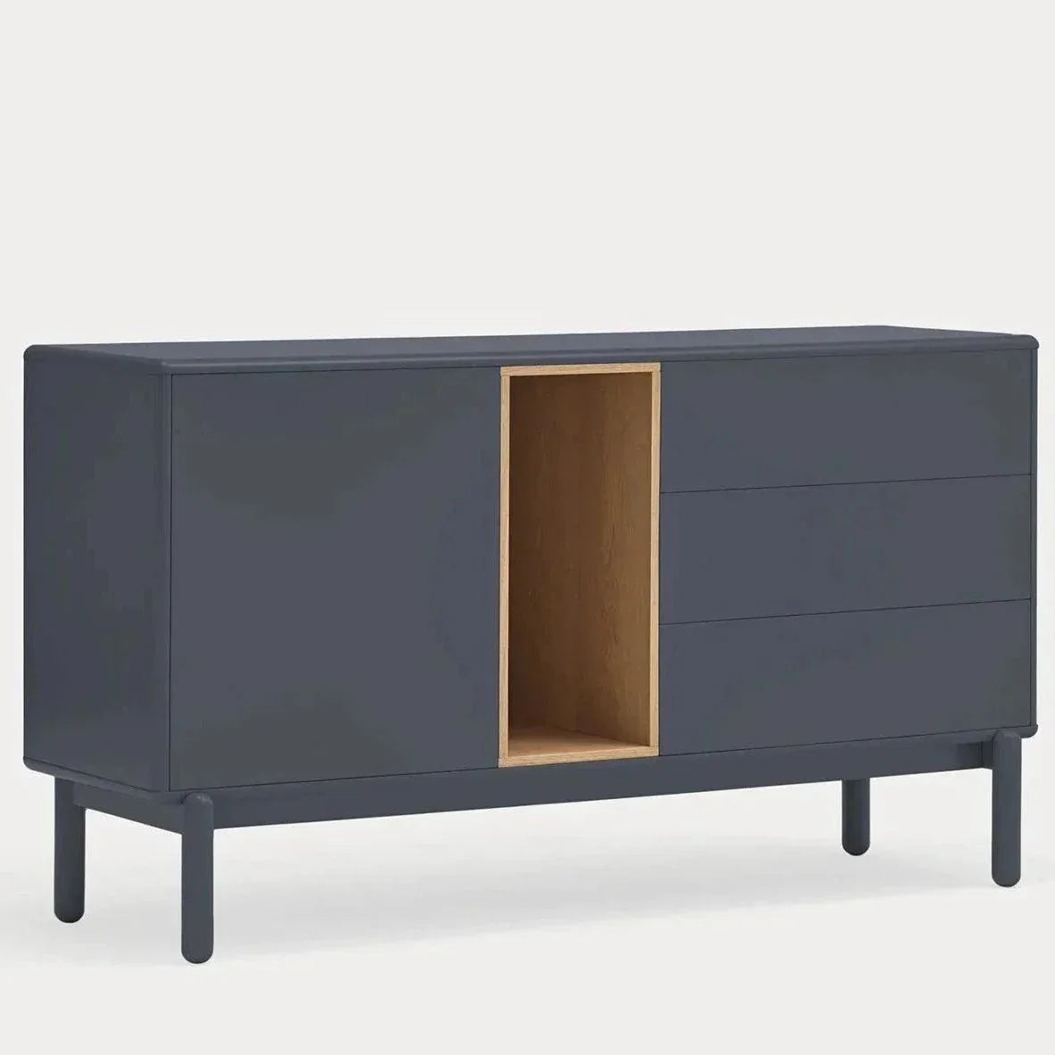 Bufet Corvo 1D3Dr antracit gri - PARIS14A.RO