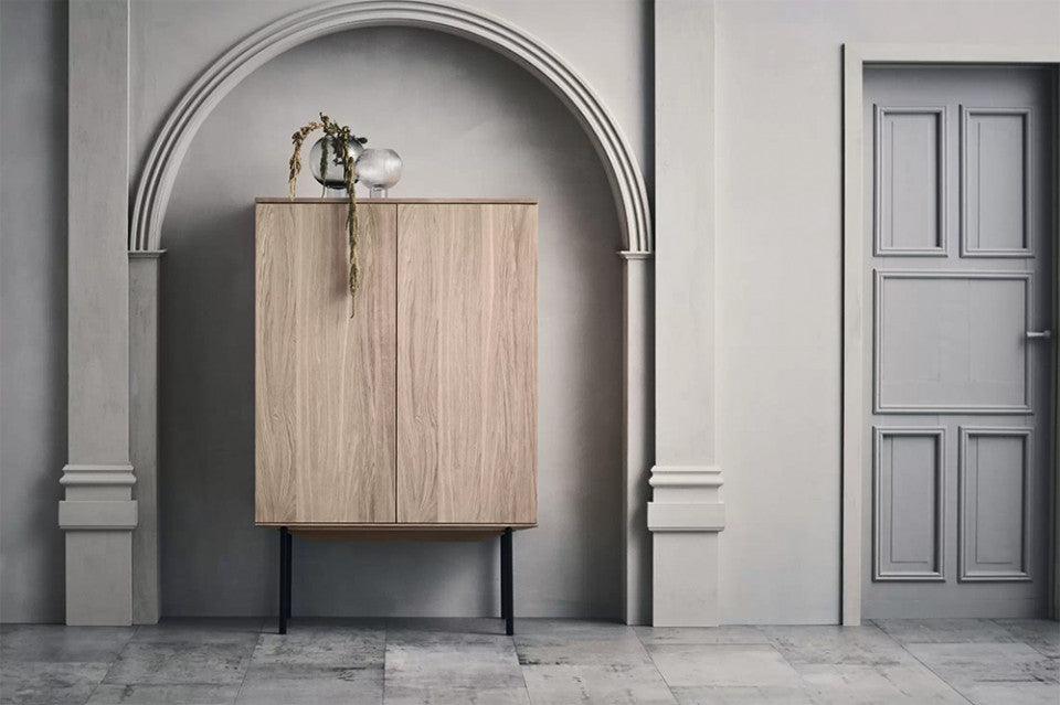 Bufet maro din lemn 155 cm Silent Bolia - PARIS14A.RO