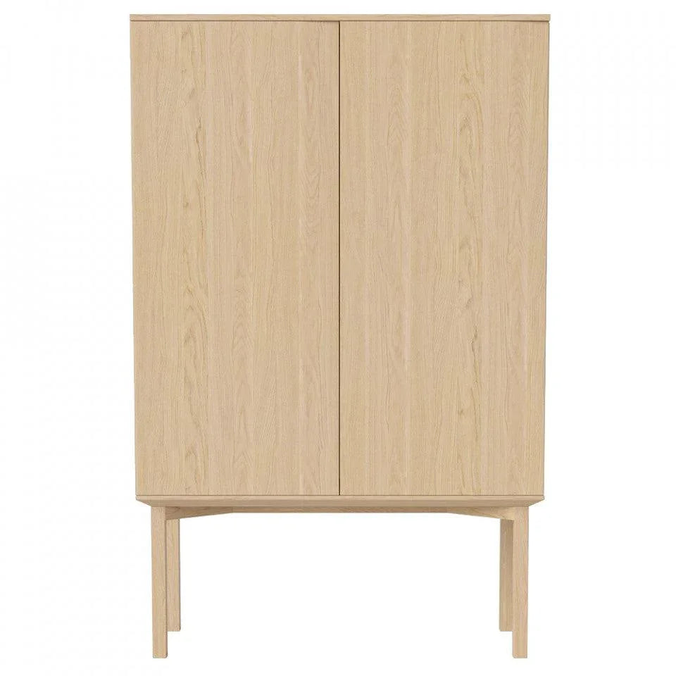 Bufet maro din lemn de stejar 155 cm Silent Bolia - PARIS14A.RO