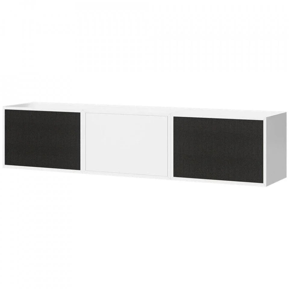 Bufet superior alb/negru din MDF 157 cm Hifi Bolia - PARIS14A.RO