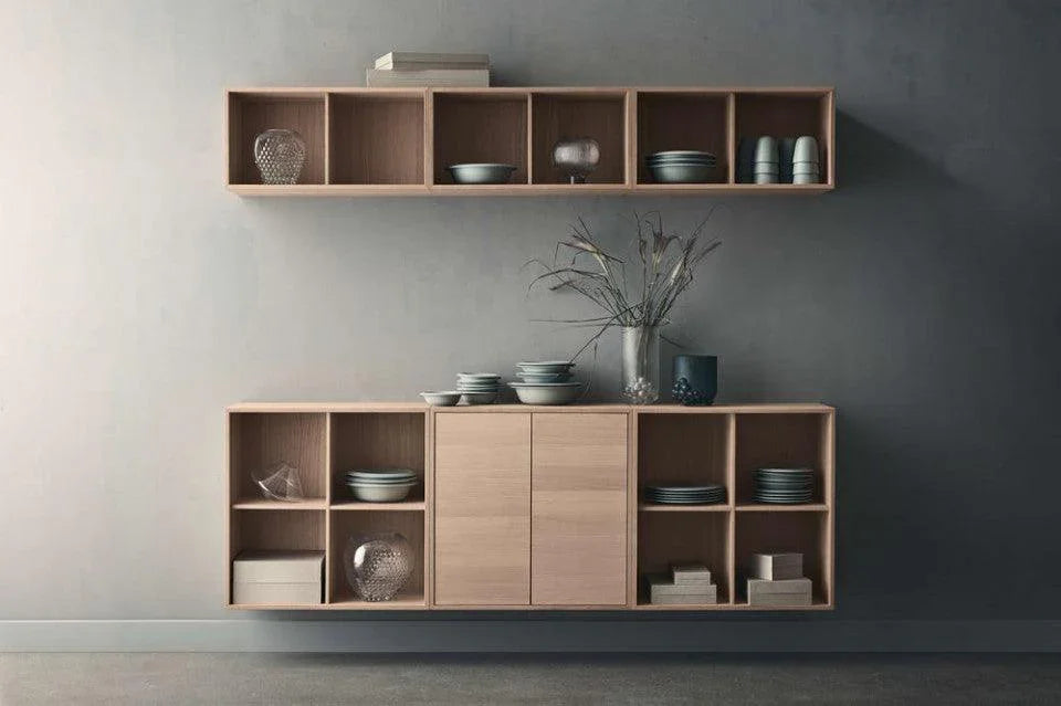 Bufet superior alb/negru din MDF 157 cm Hifi Bolia - PARIS14A.RO