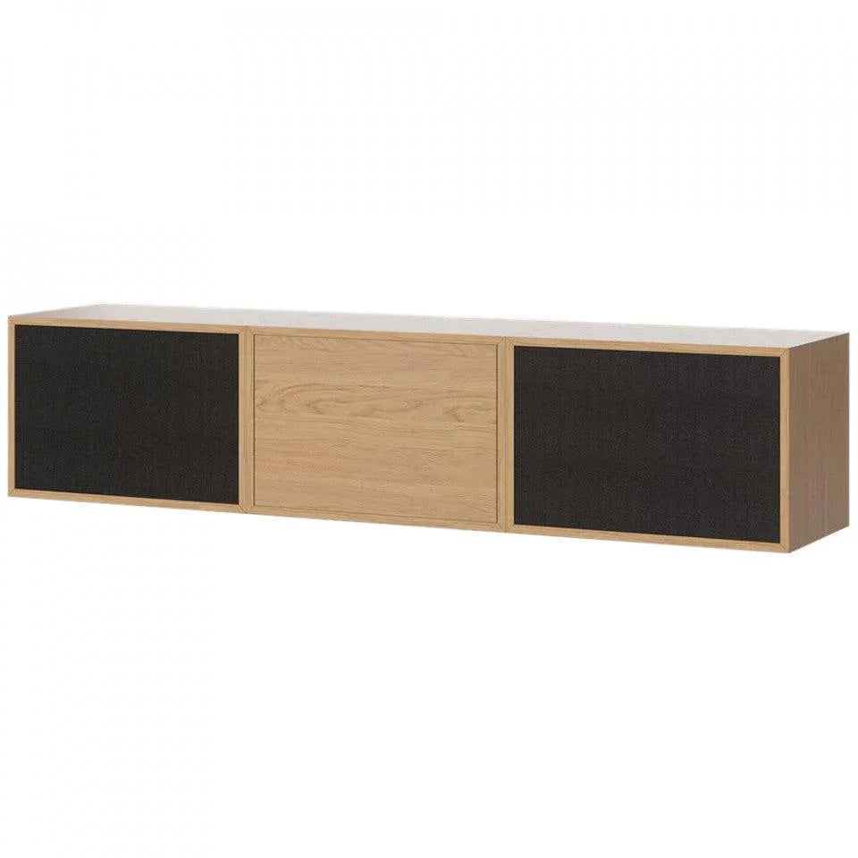 Bufet superior maro/negru din lemn 157 cm Hifi Bolia - PARIS14A.RO