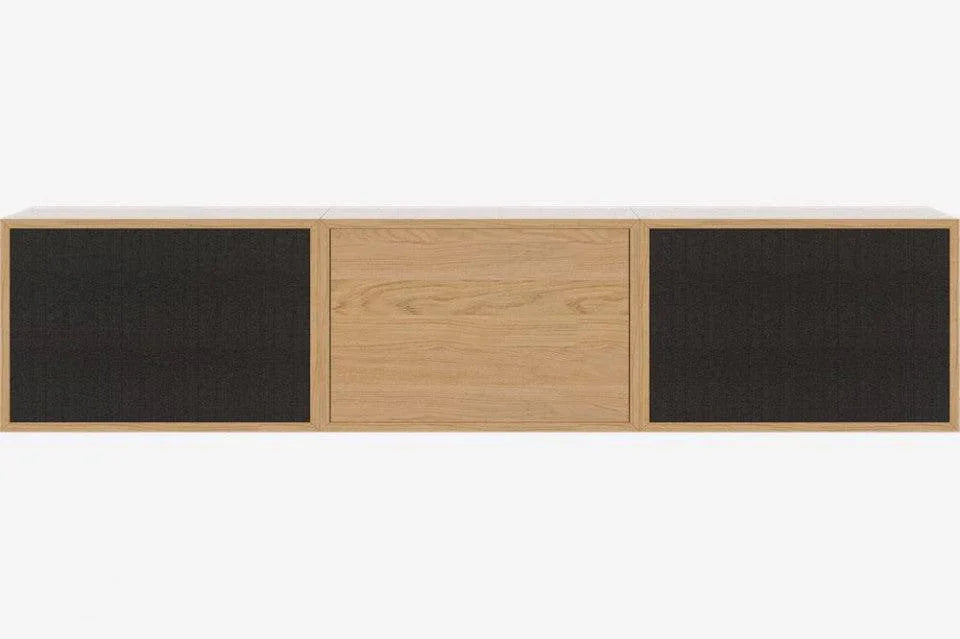 Bufet superior maro/negru din lemn 157 cm Hifi Bolia - PARIS14A.RO