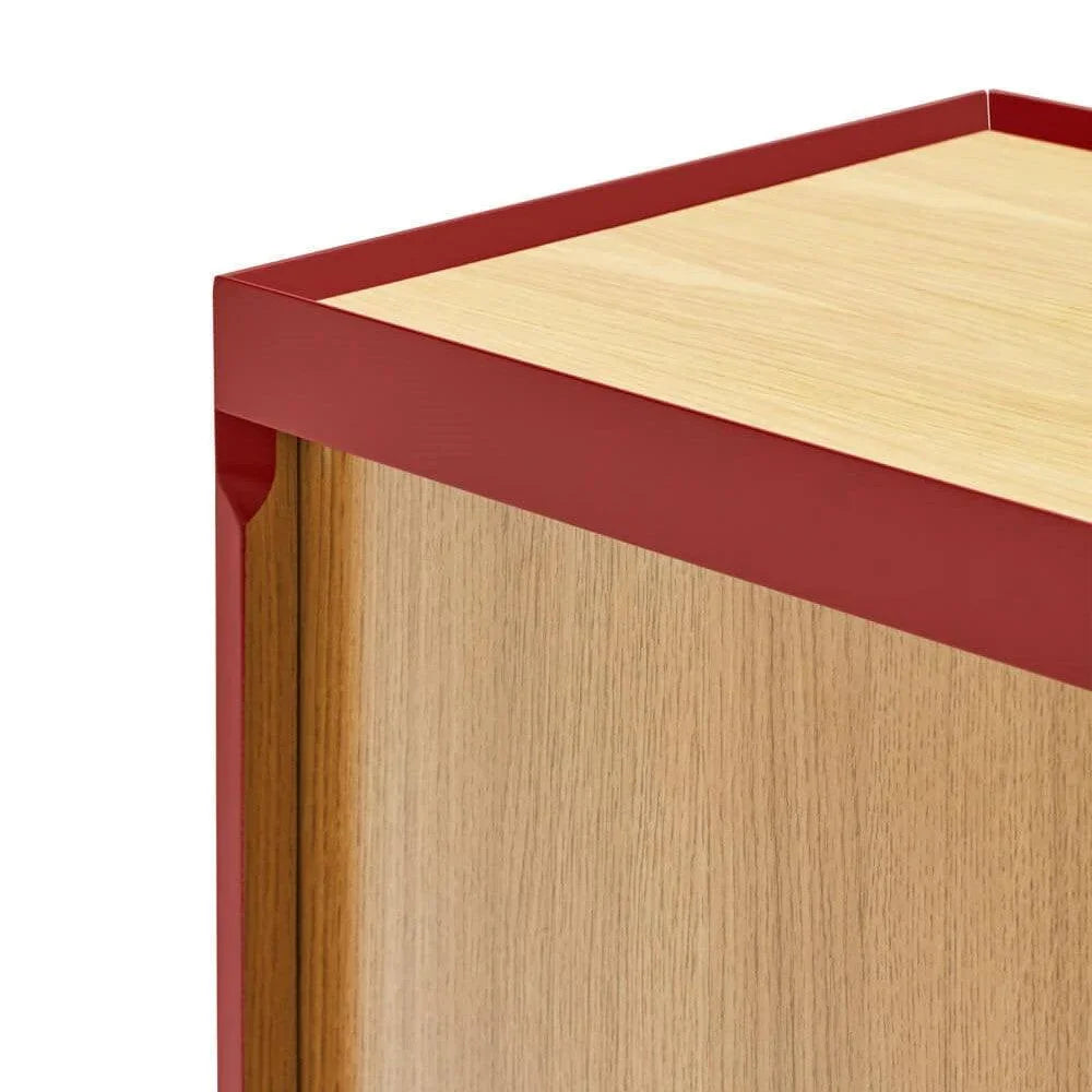 Cabinet ocazional Arista 3p Int.Bin Red închis - PARIS14A.RO