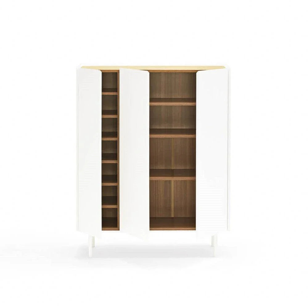 Cabinet ocazional Arista 3p Int.Bin White - PARIS14A.RO