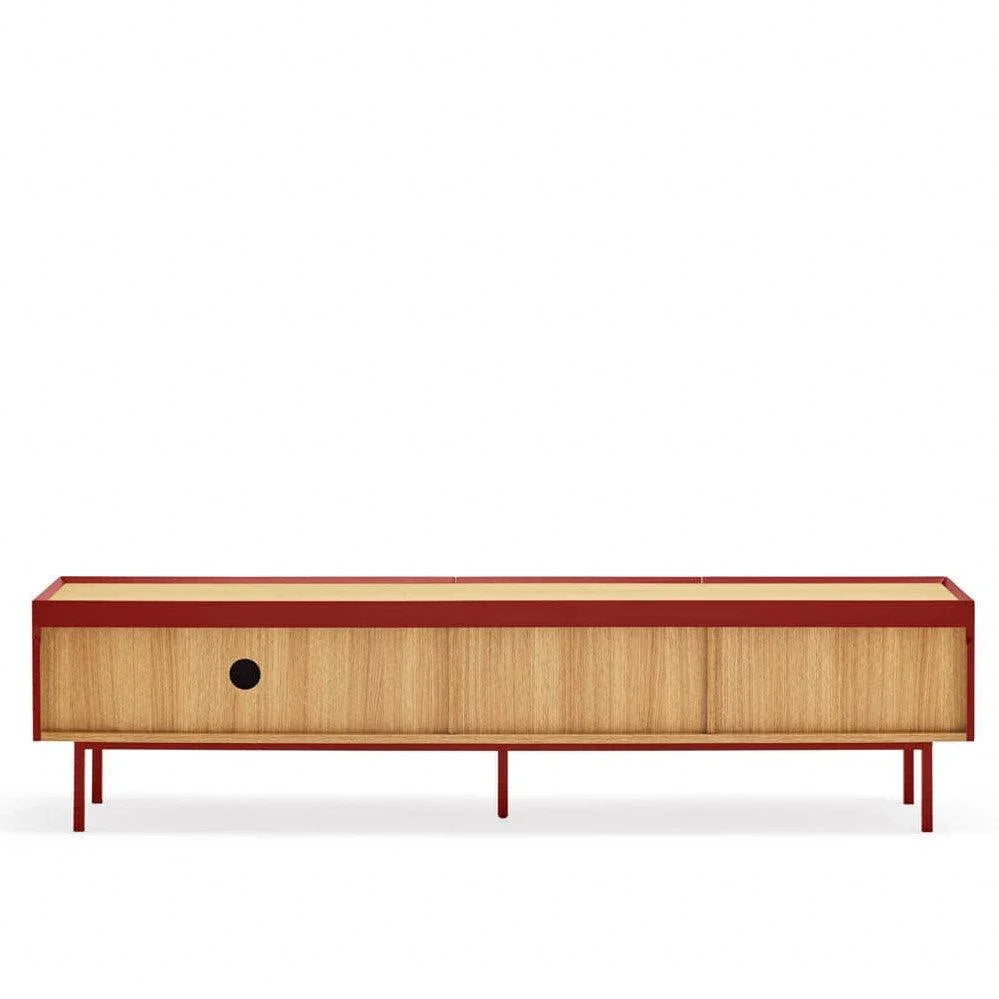 Cabinet TV Arista 2d/1d Red închis - PARIS14A.RO