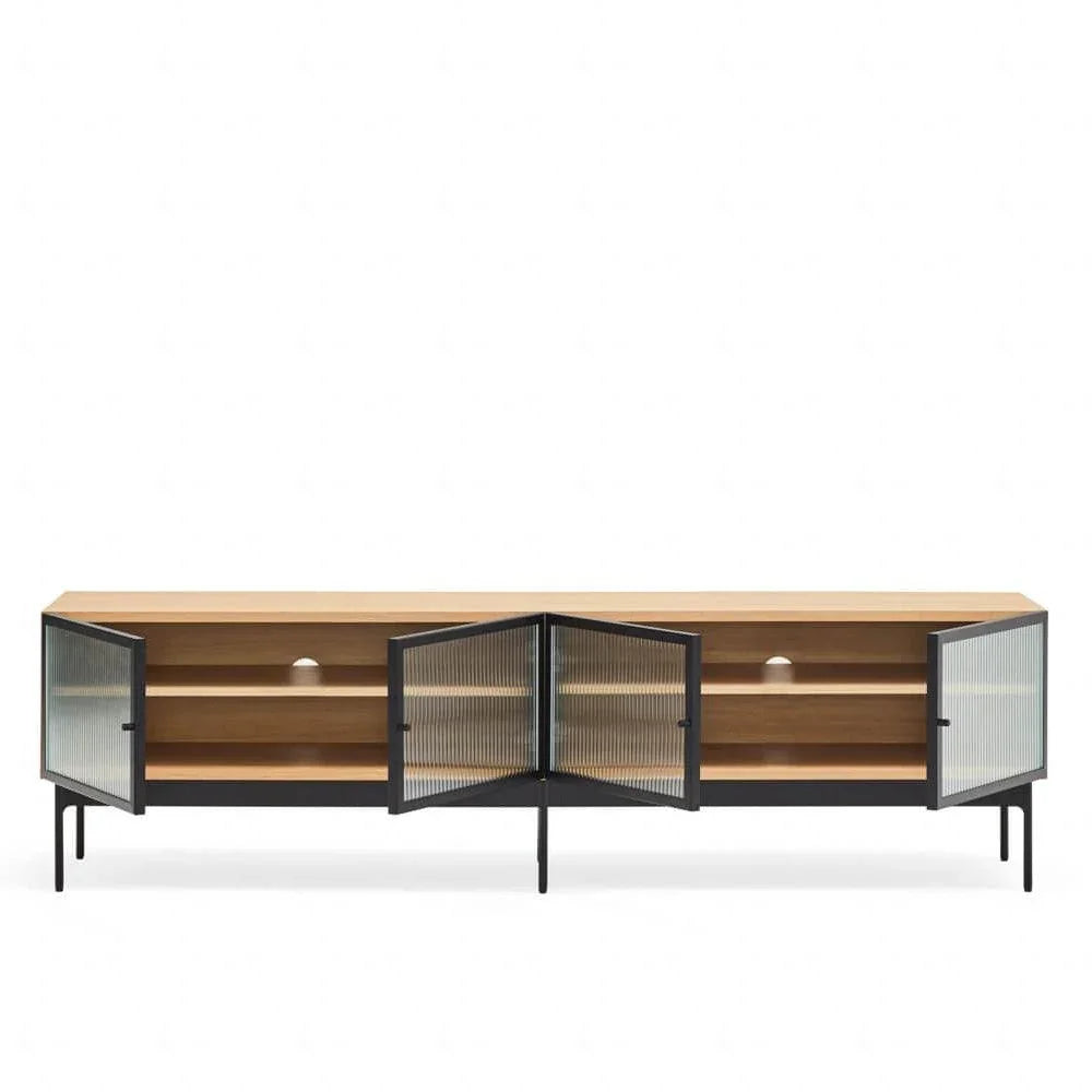 Cabinet TV Blur 4d 180 cm Stejar - PARIS14A.RO