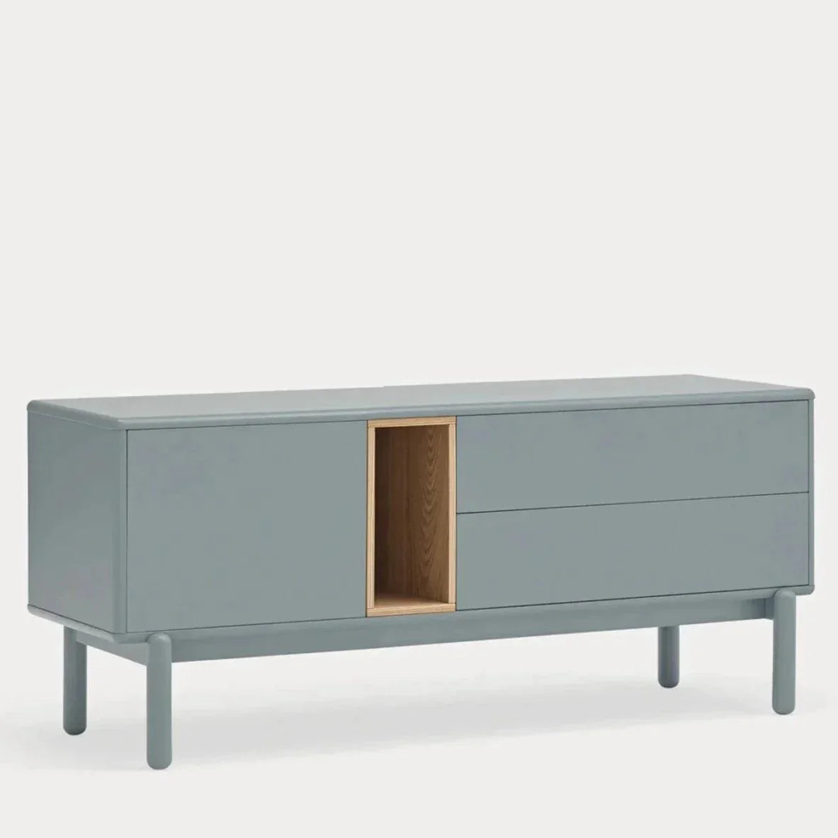 Cabinet TV Corvo 1D1H2dr 140cm Pearl Grey - PARIS14A.RO