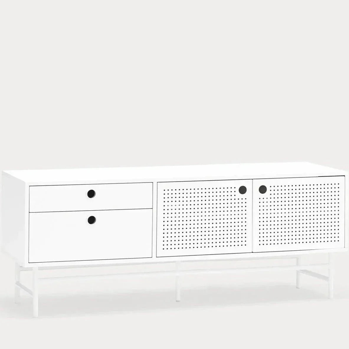 Cabinet TV Punto 2d2dr 140cm alb - PARIS14A.RO