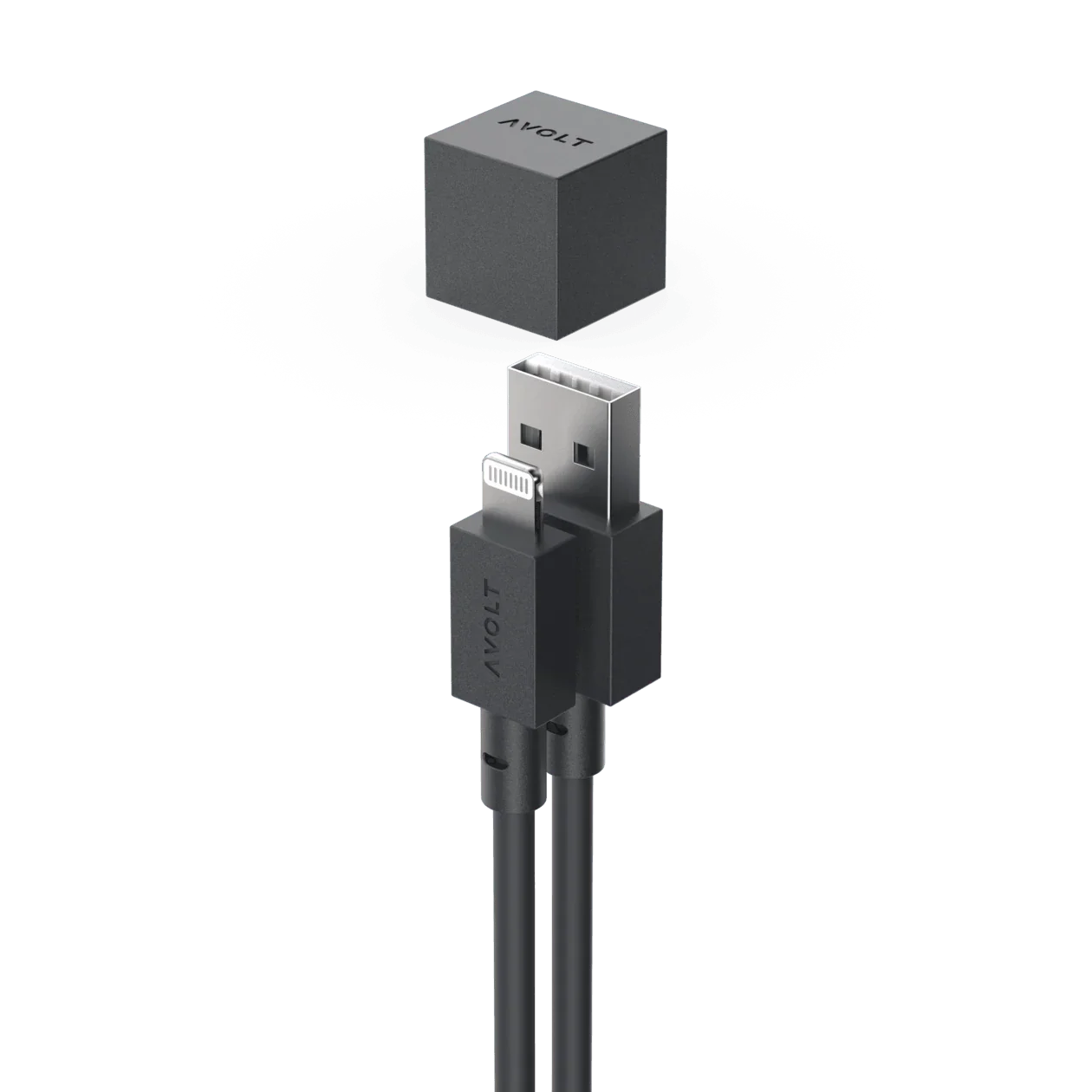 Cablu de încărcare Cable 1 USB-A to Apple lightning, Culoare Black, Avolt - PARIS14A.RO