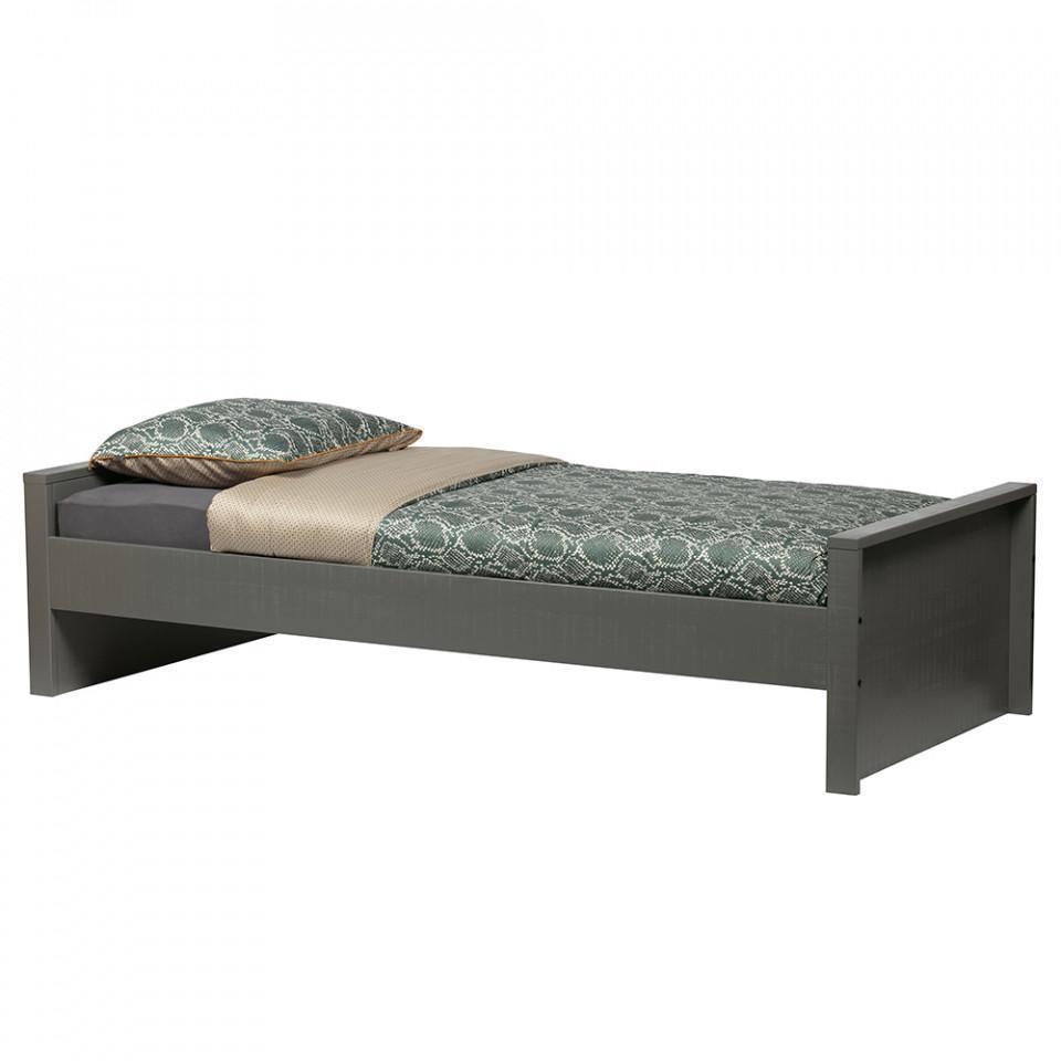 Cadru pat gri din lemn de pin 95x214 cm Morris - PARIS14A.RO