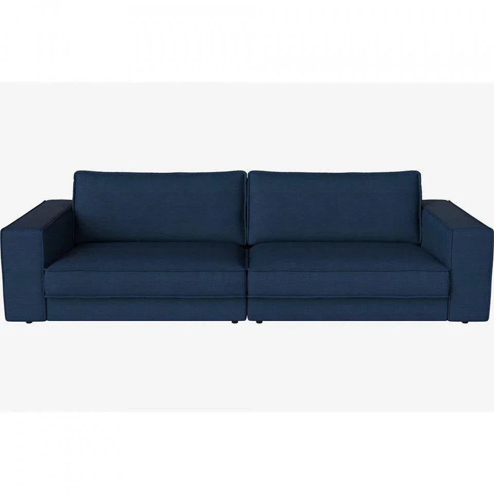 Canapea albastra din poliester 290 cm Noora Linea Bolia - PARIS14A.RO