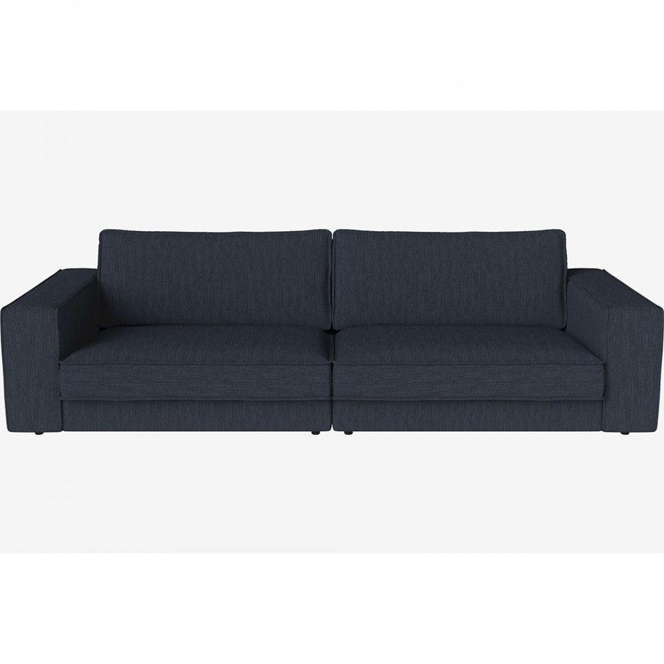 Canapea albastru inchis din lana 290 cm Noora Laine Bolia - PARIS14A.RO