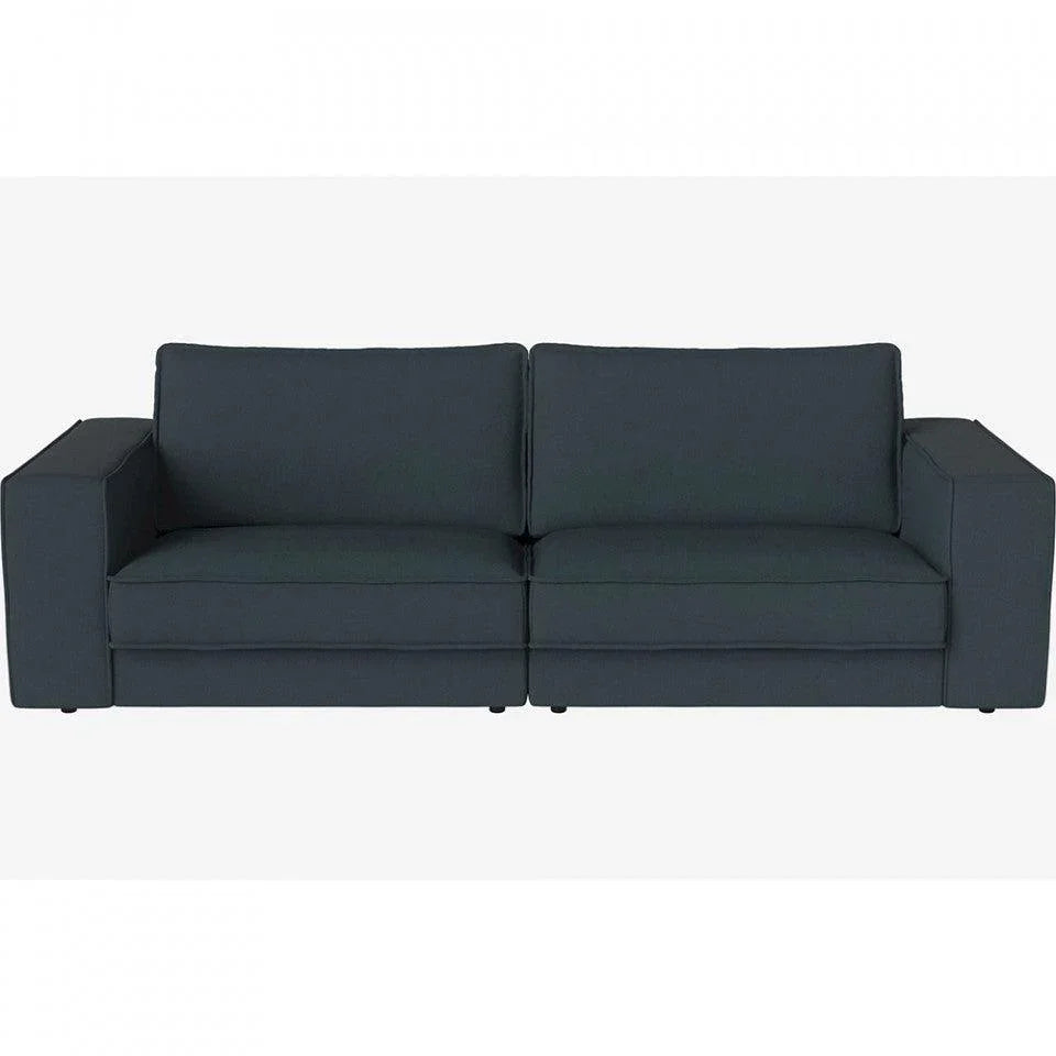 Canapea albastru petrol din poliester 250 cm Noora Nantes Bolia - PARIS14A.RO