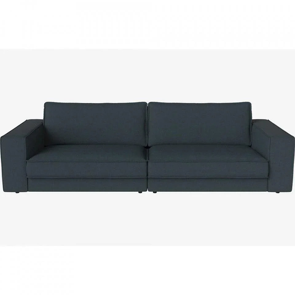 Canapea albastru petrol din poliester 290 cm Noora Nantes Bolia - PARIS14A.RO