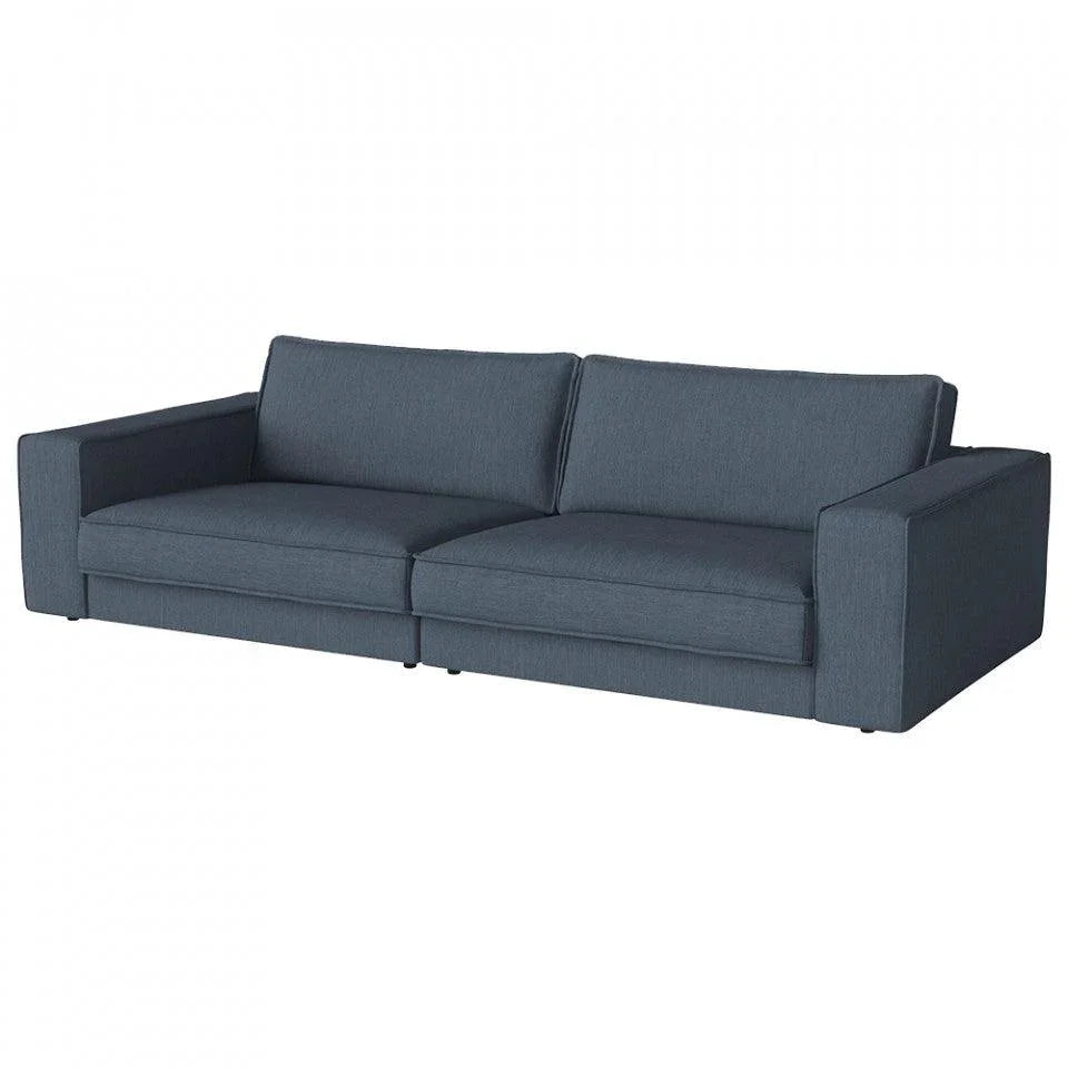 Canapea albastru prafuit din poliester 290 cm Noora Baize Bolia - PARIS14A.RO