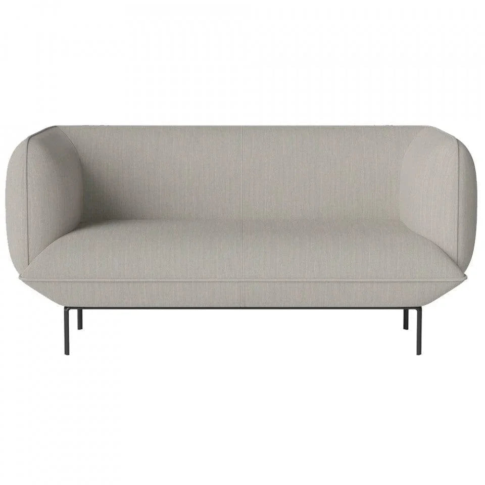 Canapea bej din lana si otel pentru 2 persoane Cloud Laine Bolia - PARIS14A.RO