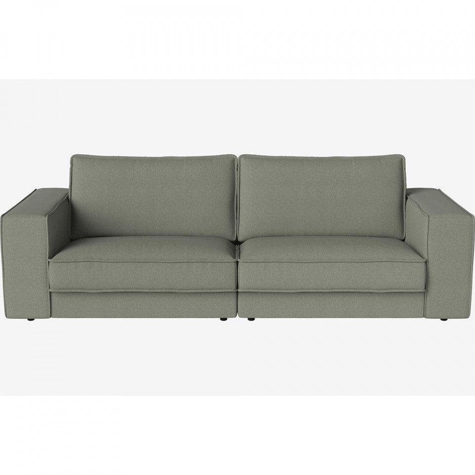 Canapea bej din poliester 250 cm Noora Bergo Bolia - PARIS14A.RO