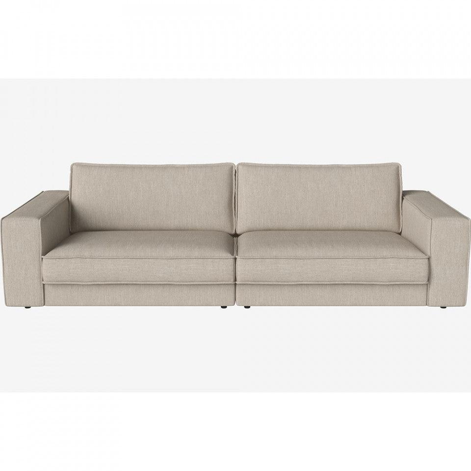 Canapea bej nisipiu din poliester 290 cm Noora Baize Bolia - PARIS14A.RO