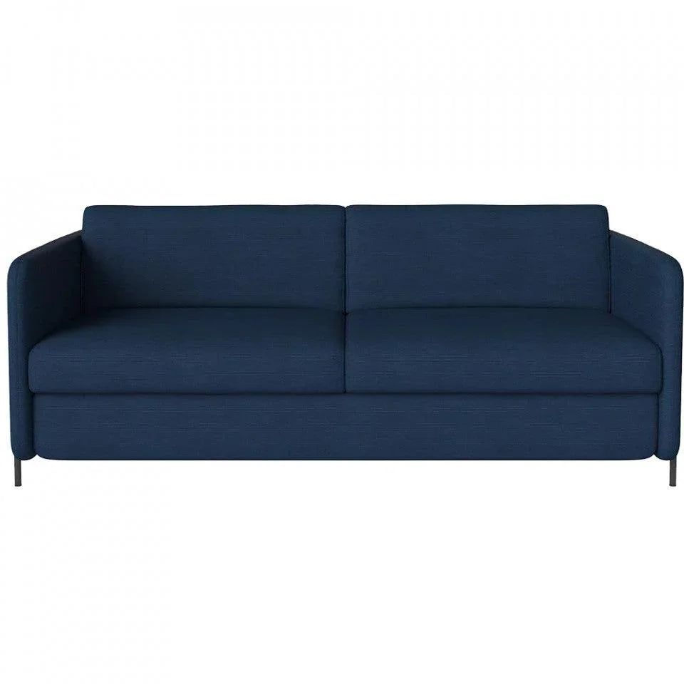 Canapea extensibila albastra din poliester pentru 3 persoane Pira Linea Bolia - PARIS14A.RO