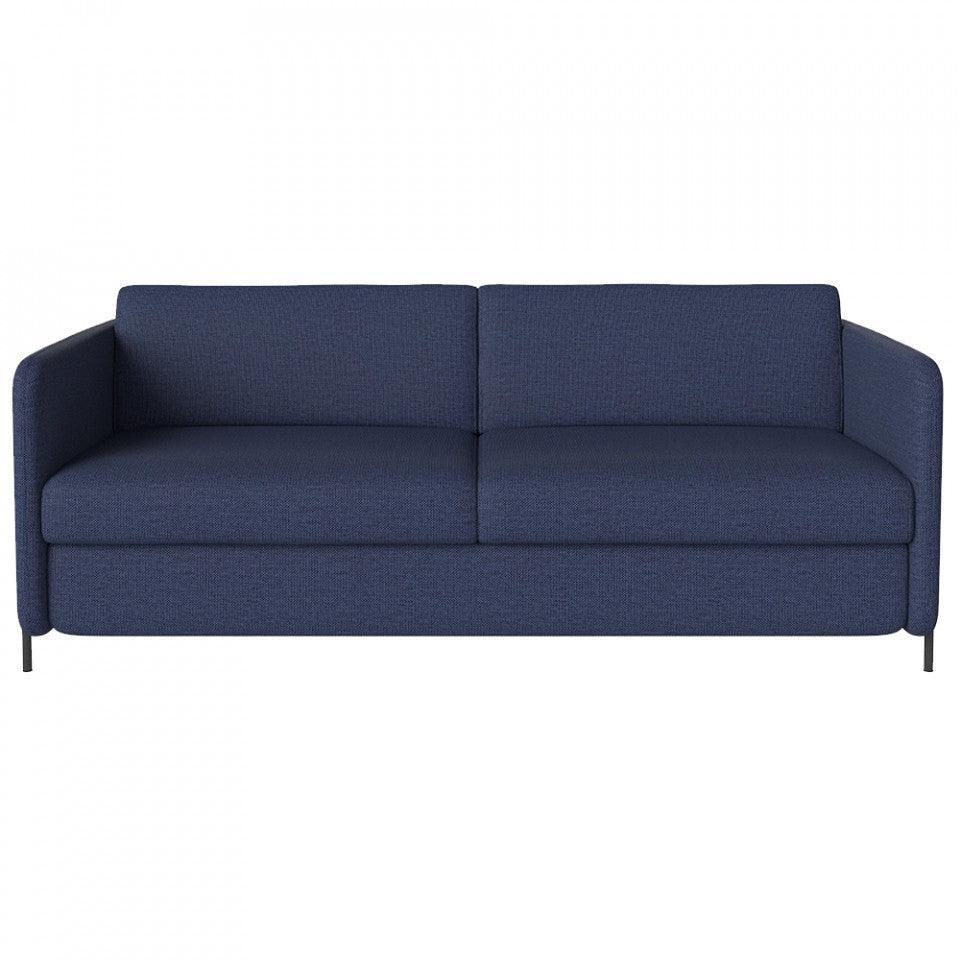 Canapea extensibila albastra din poliester pentru 3 persoane Pira London Bolia - PARIS14A.RO