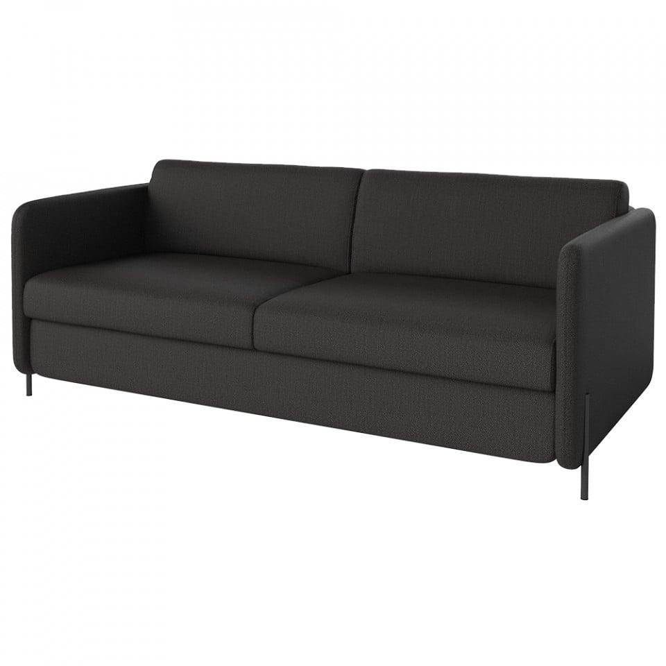 Canapea extensibila ivorie din poliester pentru 3 persoane Pira Ascot Bolia - PARIS14A.RO