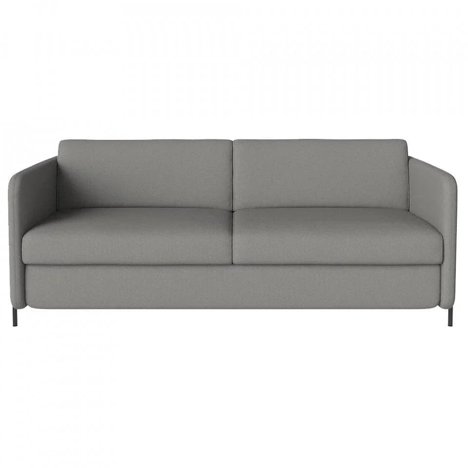 Canapea extensibila gri/maro din lana pentru 3 persoane Pira Mira Bolia - PARIS14A.RO